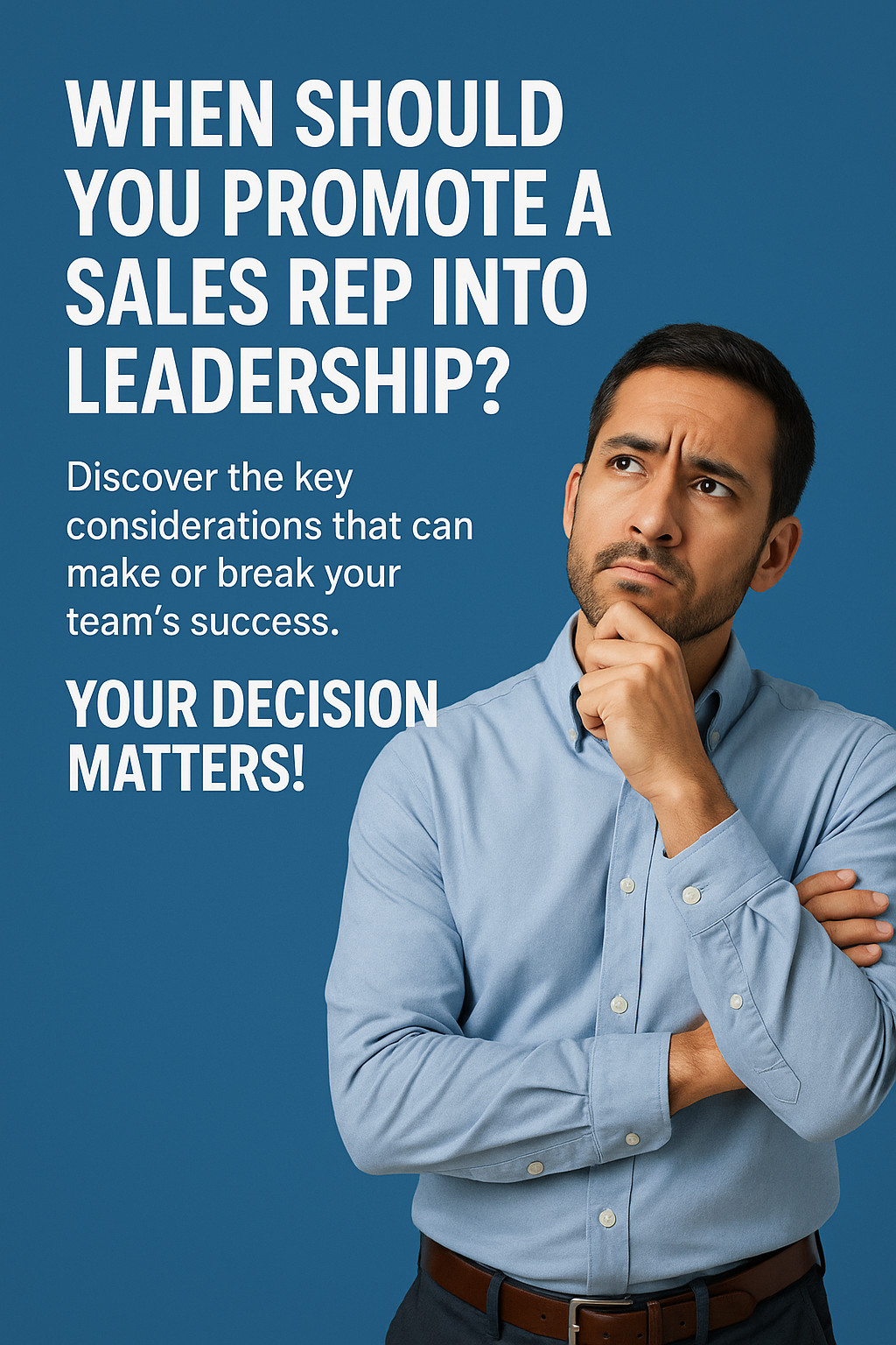 When to Promote a Sales Rep into Leadership: Key Considerations for Founders