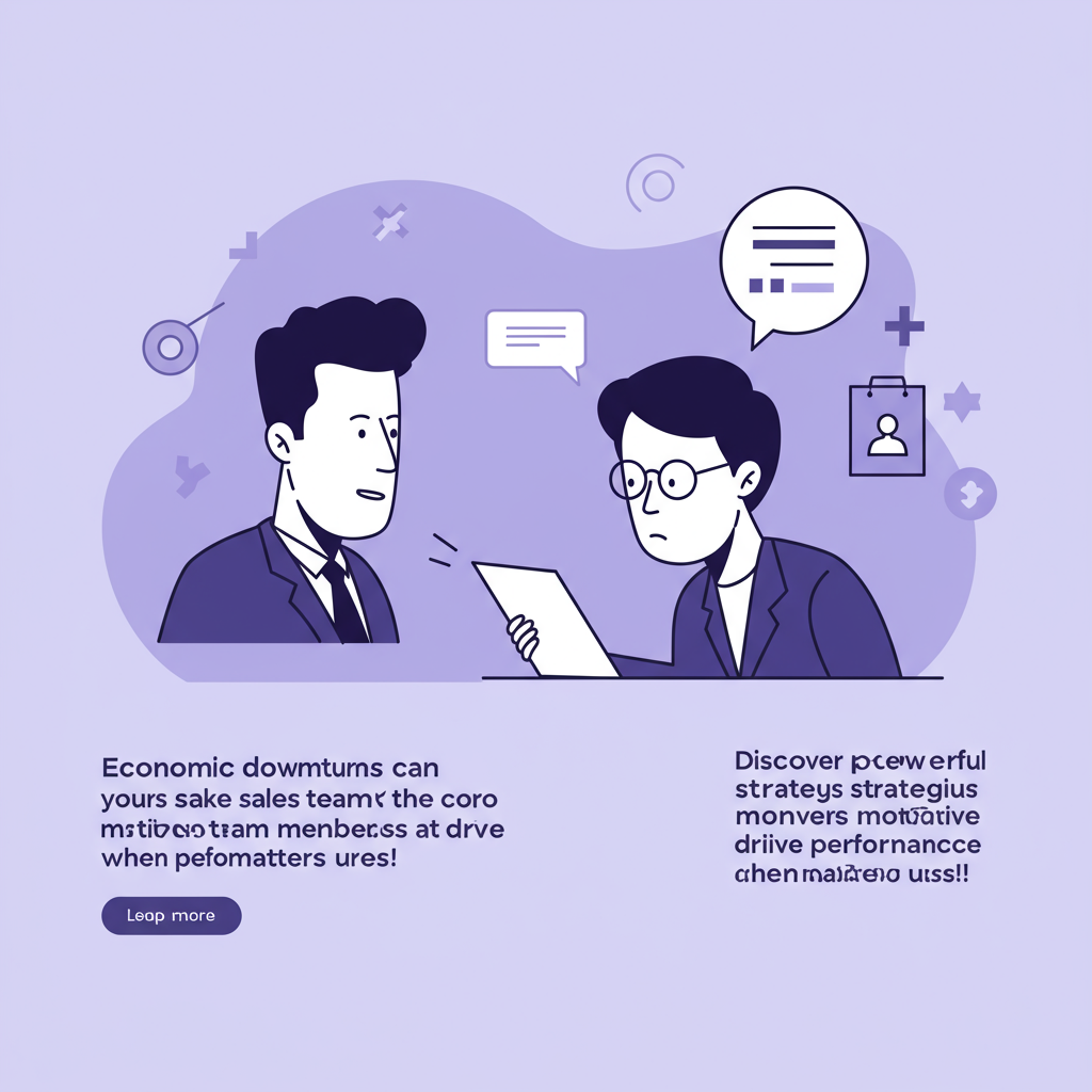 Motivate Sales Team During Economic Downturns: Practical Playbook