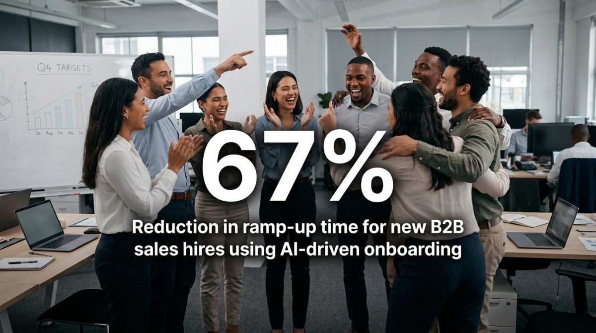 67% Faster Ramp-Up: The 2026 Payoff of AI-Driven Onboarding in B2B Sales