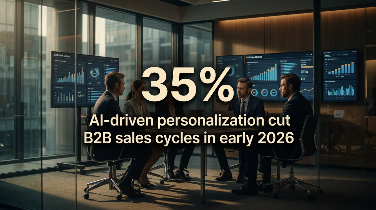 35% Faster B2B Sales: AI-Driven Personalization and Agentic Automation in 2026