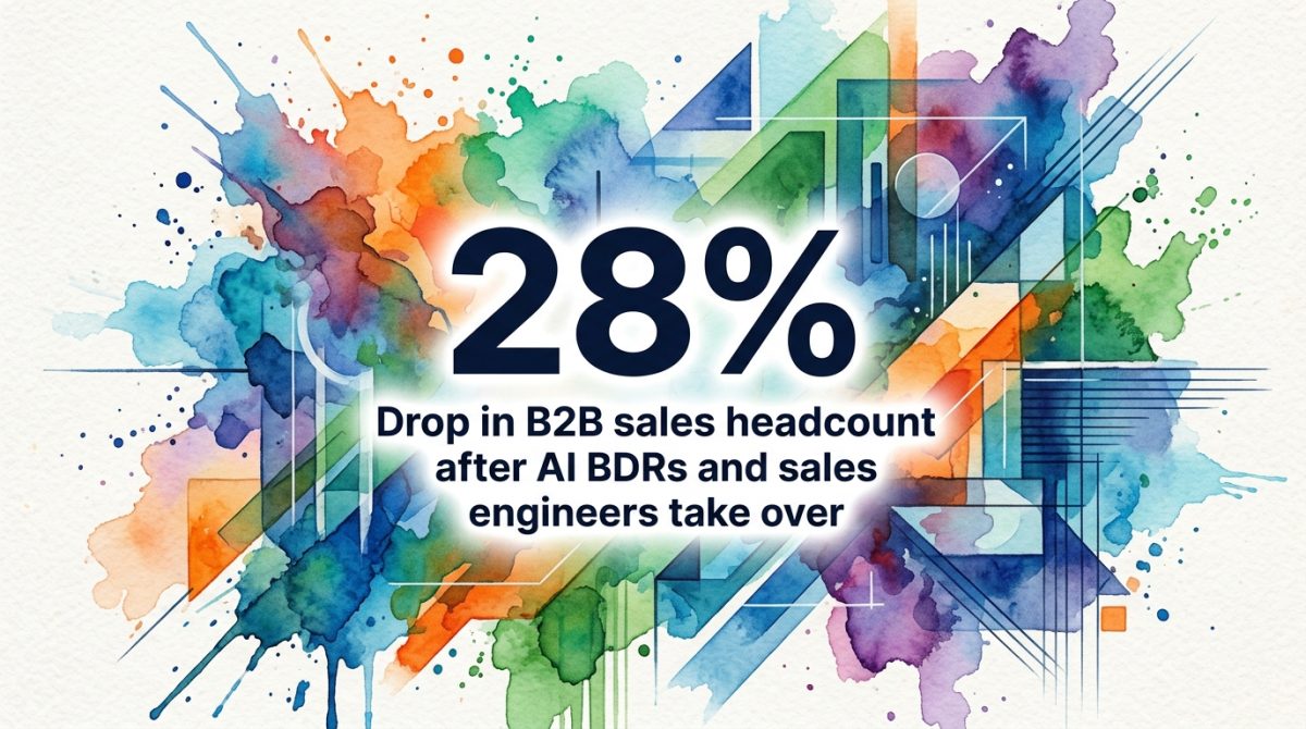 28% Headcount Drop: How AI Automation Is Rewriting B2B Sales Hiring in 2026