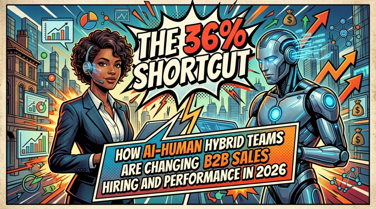 The 36% Shortcut: How AI-Human Hybrid Teams Are Changing B2B Sales Hiring and Performance in 2026