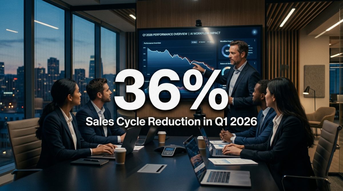 36% Sales Cycle Drop: Agentic AI Workflows Rewrite B2B Sales in 2026