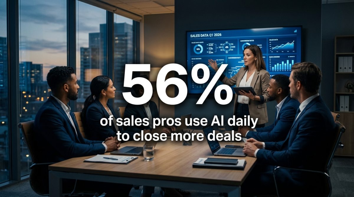56% of B2B Sales Teams Use AI Daily — But The Real Winners Put People First in Q1 2026