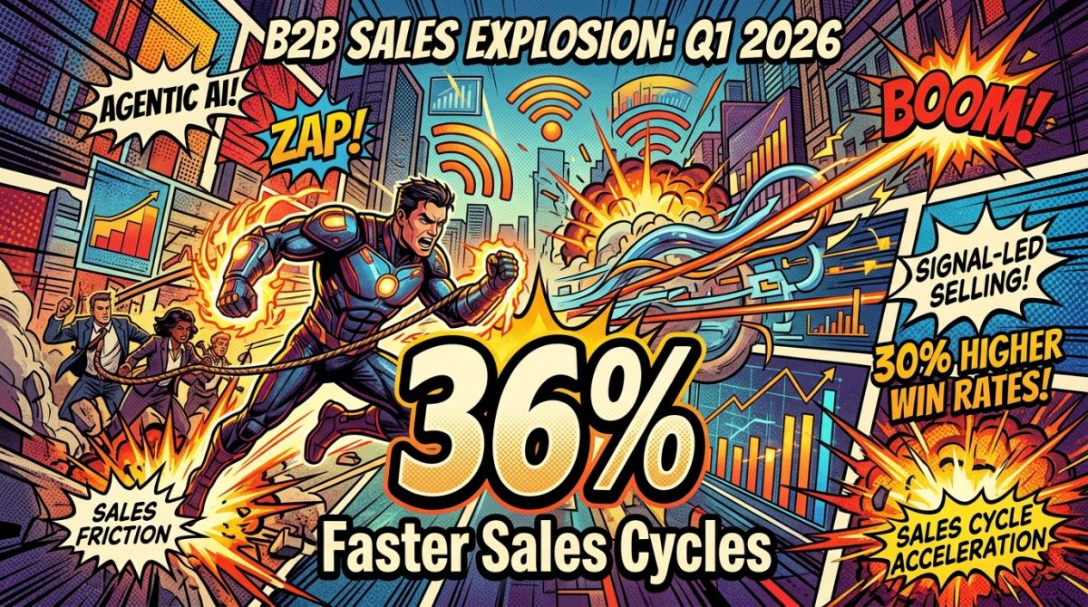 Agentic AI and Signal-Led Selling Deliver 36% Faster Sales Cycles and 30% Higher Win Rates in B2B Sales Q1 2026